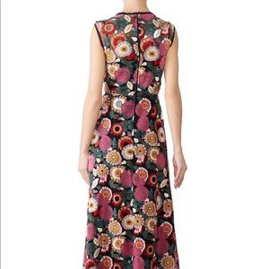RED Valentino embroidered ruffle dress